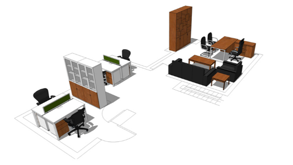 南京高端辦公家具公司定制設計萊茵鉑郡復式挑高辦公室